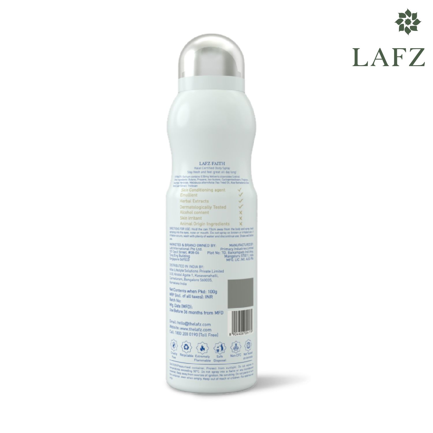 LAFZ Faith Body Spray