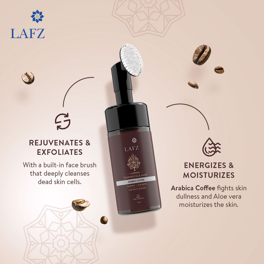 Lafz Caffeine Foaming Face Wash