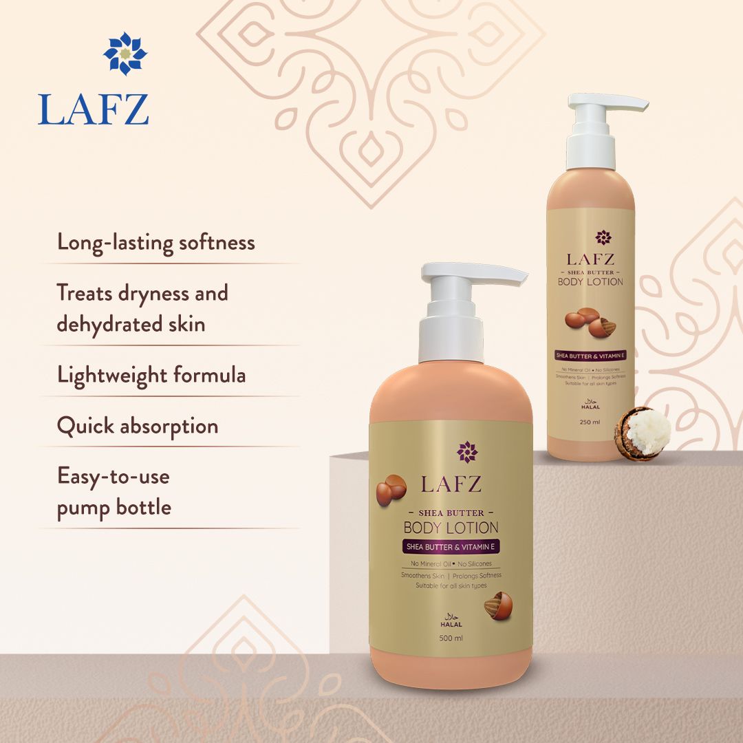 Lafz Shea Butter Body Lotion