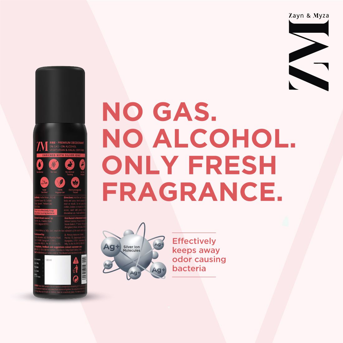 Zayn & Myza Fire Men's Body Spray